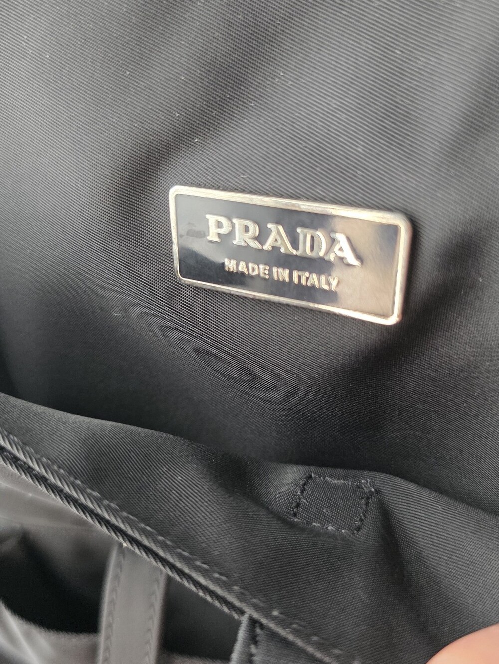 Authentic Prada Black Nylon 2-Way Briefcase/Laptop Bag - Picture 14 of 16